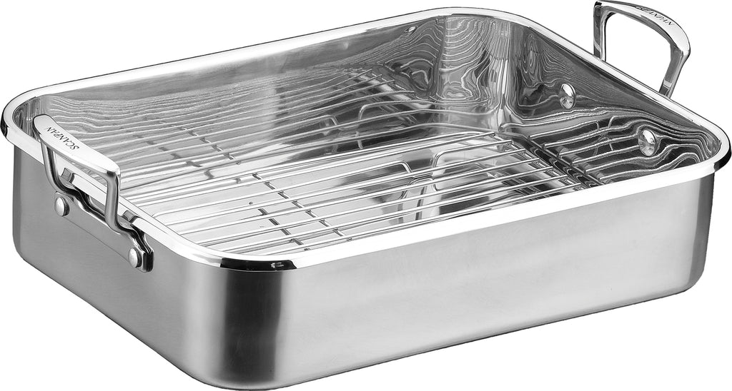 Impact Roasting Pan with rack, 48x31cm