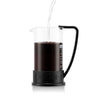 Brazil French Press Coffee Maker 3 Cup, 0.35L - Black