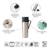 Make & Take Insulated Flask, 500ml - Dark Grey