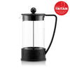 Brazil French Press coffee maker, 1.0L - Black (Tritan)
