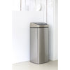 Touch Bin, 25 litre - Matt Steel Fingerprint Proof