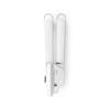 Can Opener with Plastic Handle - White