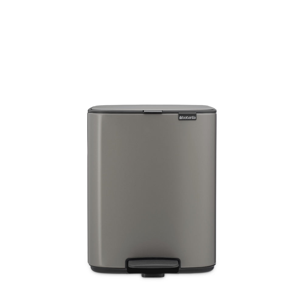 Bo Pedal Bin 12 Litre - Platinum