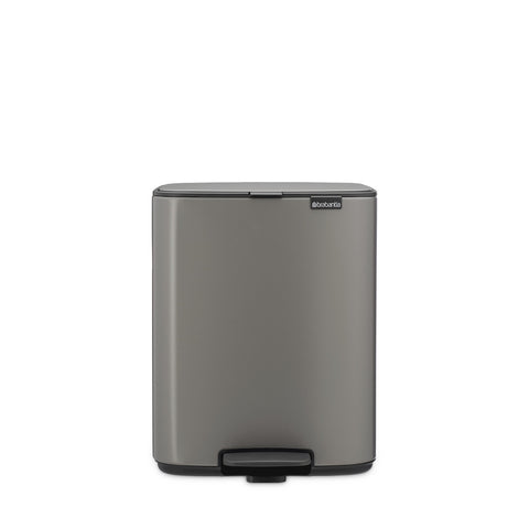 Bo Pedal Bin 12 Litre - Platinum