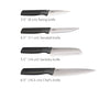 Folio™ Plus 8-piece Knife & Chopping Board Set - Graphite