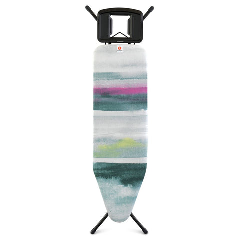 Ironing Board 124x38cm (B) Solid Steam Iron Rest - Morning Breeze