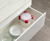 Nest™ Lock 4-Piece Red 1L Round Food Container Set