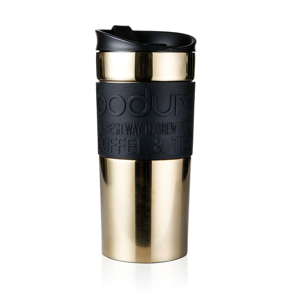 Travel Mug Double Wall 350ml - Gold