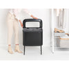 Bo Laundry Bin 60 litre - Matt Black