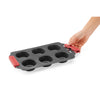 Non-Stick Muffins Mould - 6 cav - Red