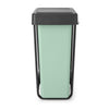 Sort & Go Built-In Waste Bin 2 x 30 litre - Dark Grey and Jade Green