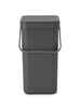 Sort & Go Waste Bin 12 litre - Grey