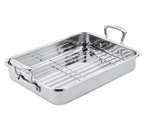 Impact Roasting Pan with rack, 42x26cm