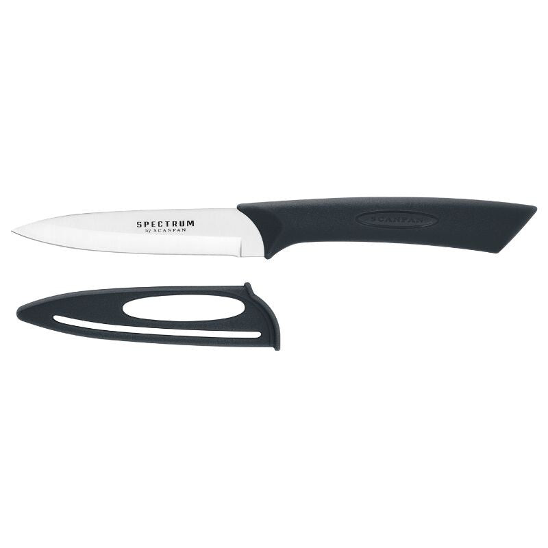 Spectrum 10cm Vegetable Knife - Black