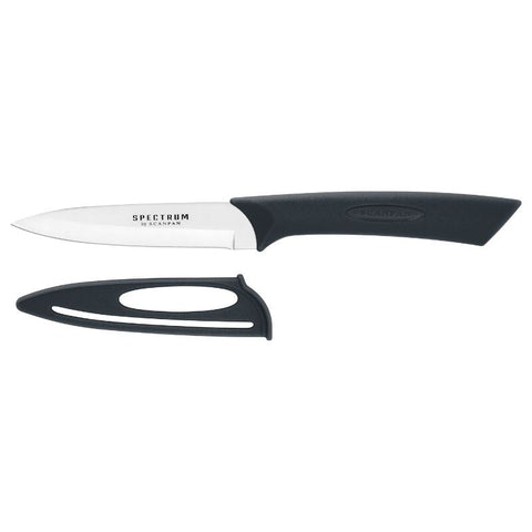 Spectrum 10cm Vegetable Knife - Black