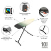 Ironing Board 135x45cm (D) Heat Resistant Iron Parking Zone - New Dawn