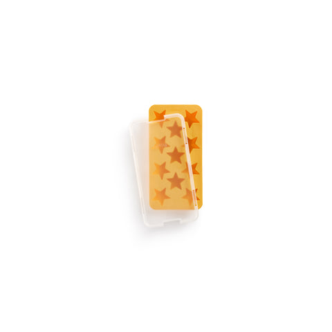 Star Ice Cube Tray with Lid - Yellow