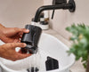 EasyStore™ Matt Black Toothbrush Holder