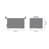 Foldable Laundry Basket 35 litre - Black