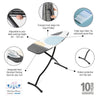 Ironing Board 135x45cm (D) Heat Resistant Parking Zone - PerfectFlow Spring Bubbles