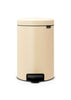 NewIcon Pedal Bin 12 litre Soft Closing Plastic Inner Bucket