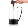 Brazil French Press Coffee Maker 8 Cup, 1L - Black