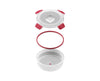 Nest™ Lock 4-Piece Red 1L Round Food Container Set