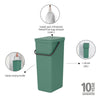 Sort & Go Waste Bin 40 litre - Fir Green