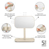 ReNew Mirror with Storage Tray - Soft Beige
