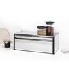Bread Bin - Fall Front - Brilliant Steel