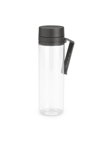 Make & Take Water Bottle with Strainer, 500ml - Dark Grey