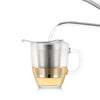 Yo-Yo Set Mug + Tea Strainer 350ml - Chrome