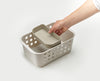 EasyStore™ Ecru Bathroom Storage Basket