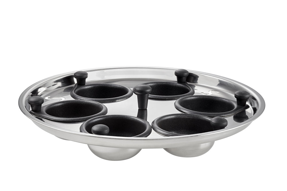 TechnIQ Egg Poacher, 6 bowls