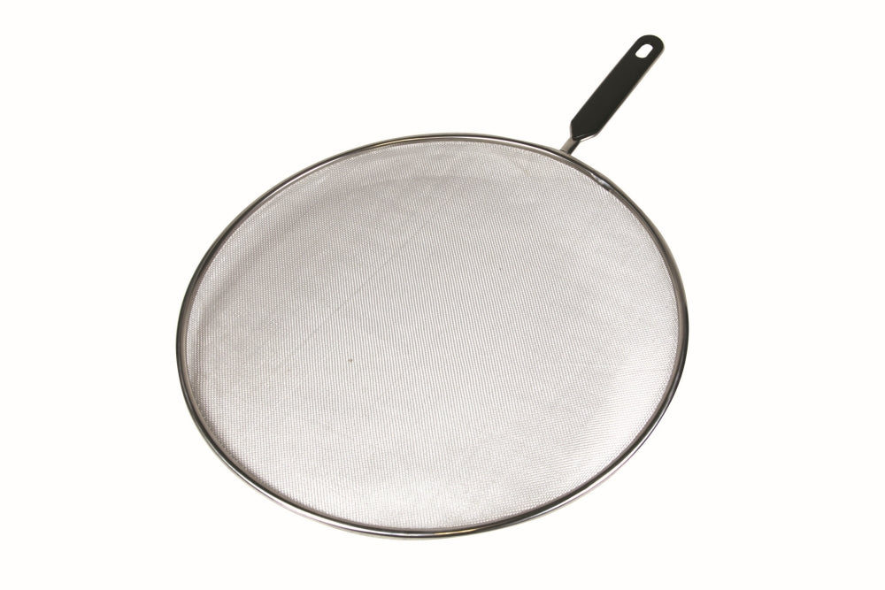 Splatter Screen 33cm – Steel and Black