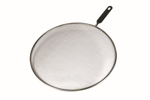 Splatter Screen 33cm – Steel and Black