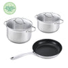 Brabantia Amsterdam 5 piece Cookware Set with Non-Stick Pan