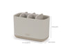 EasyStore™ Matt Ecru Toothbrush Holder Large