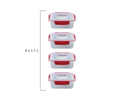Nest™ Lock 4-Pc 1.1L Food Container Set