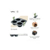 Air fryer Muffins Mould - 4 hole - Grey