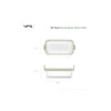 Air fryer Dual Rect. Glass Dishes 2pc