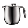 Columbia French Press Coffee Maker, Double Wall, 4 cup, 0.5L Chrome