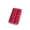 Rect. Ice Cube Tray with Lid - Red