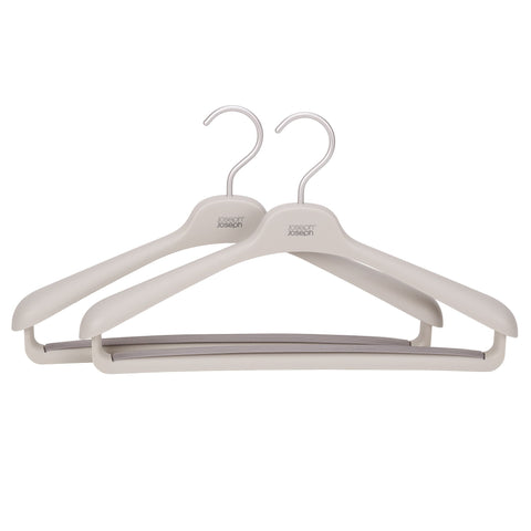 Orderly™ Set of 2 Suit & Coat Hangers Ecru