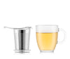 Yo-Yo Set Mug + Tea Strainer 350ml - Chrome