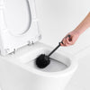 Toilet Brush & Holder - Platinum