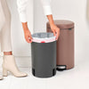 Pedal Bin NewIcon 20 litre - Satin Taupe