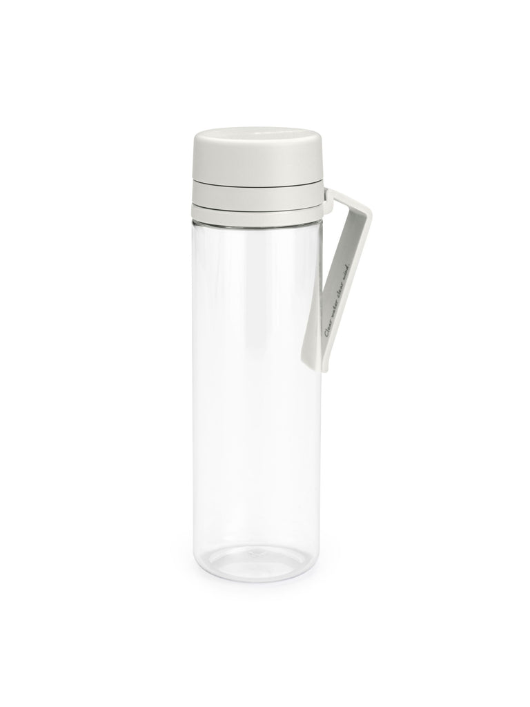 Make & Take Water Bottle with Strainer, 500ml - Light Grey