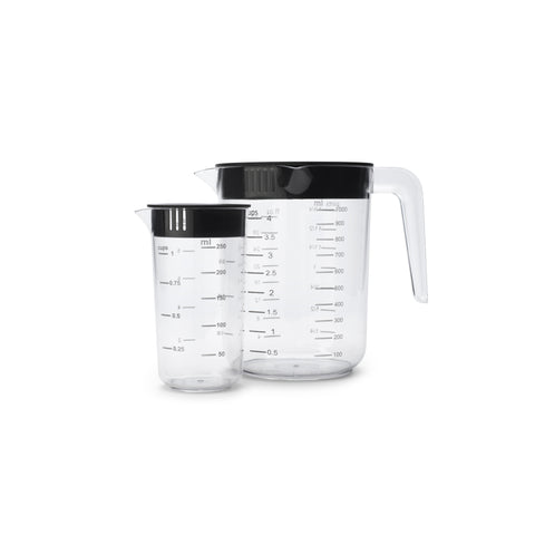 Measuring Jug, Set of 2 - Dark Grey
