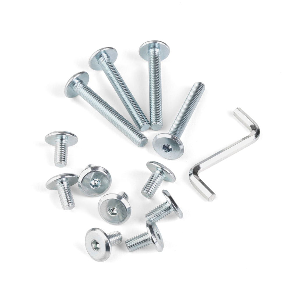 Linn Rack Set of all Bolts +Key - Silver